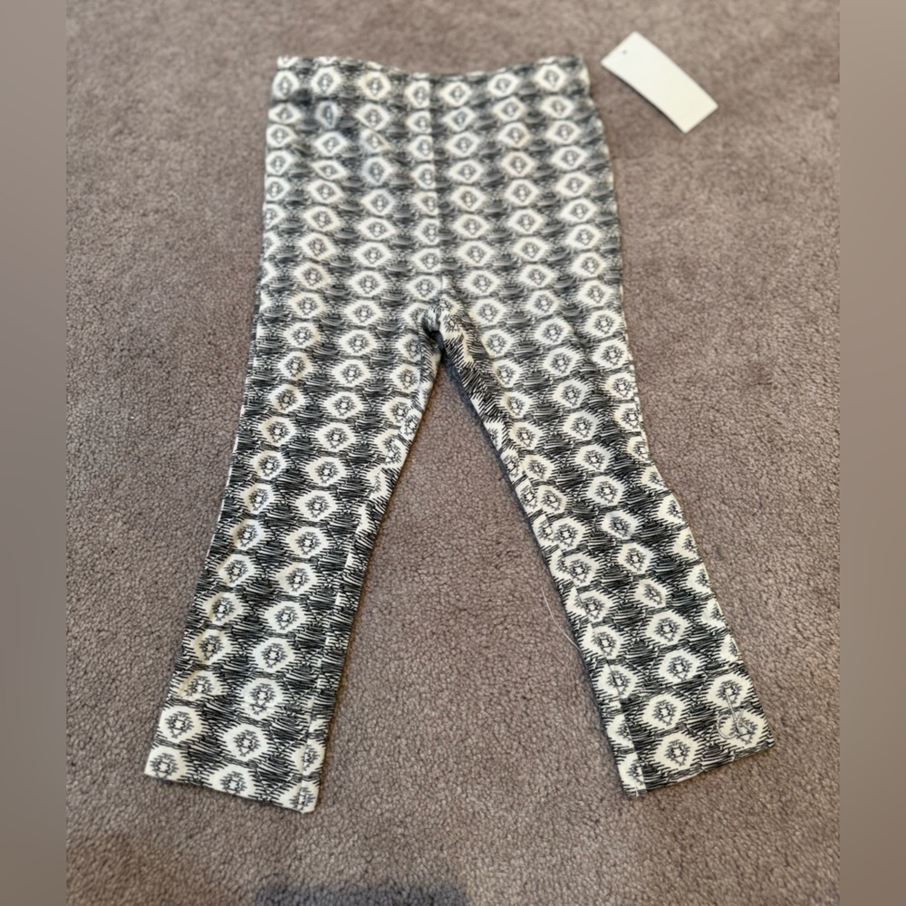 Calvin Klein Black and White Patterned Kids Leggings